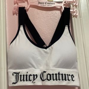 Sport Bra Style- White Juicy Couture Intimates
